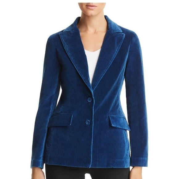 PARKER SMITH Jackets & Blazers - Parker Smith Velvet Blazer Midnight Blue Size Medium